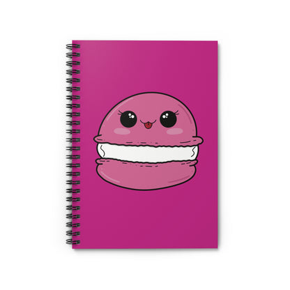 Pink Macaron Spiral Notebook