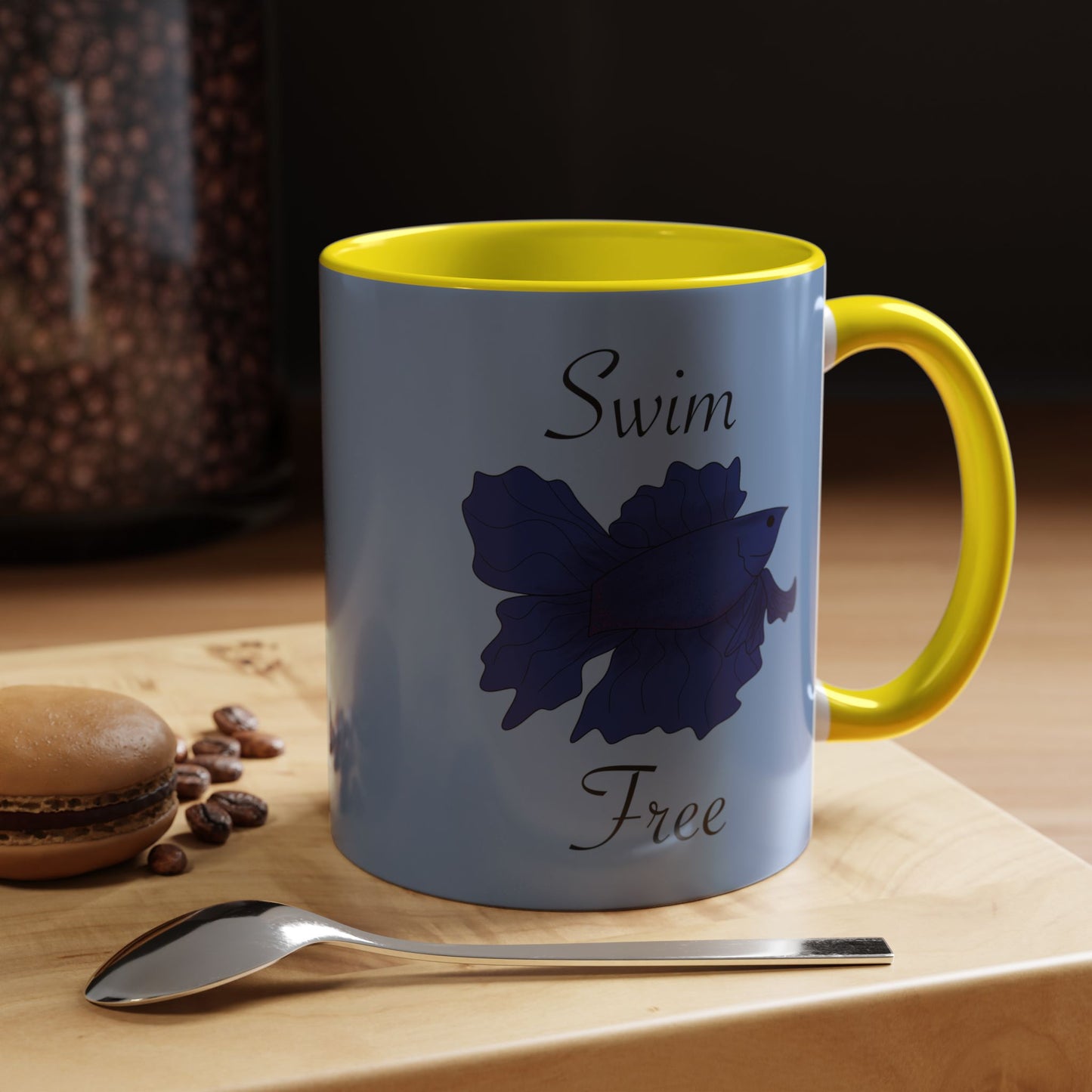 Swim Free Ceramic Mug