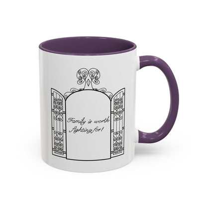 Family is worth fighting for Ceramic Mug