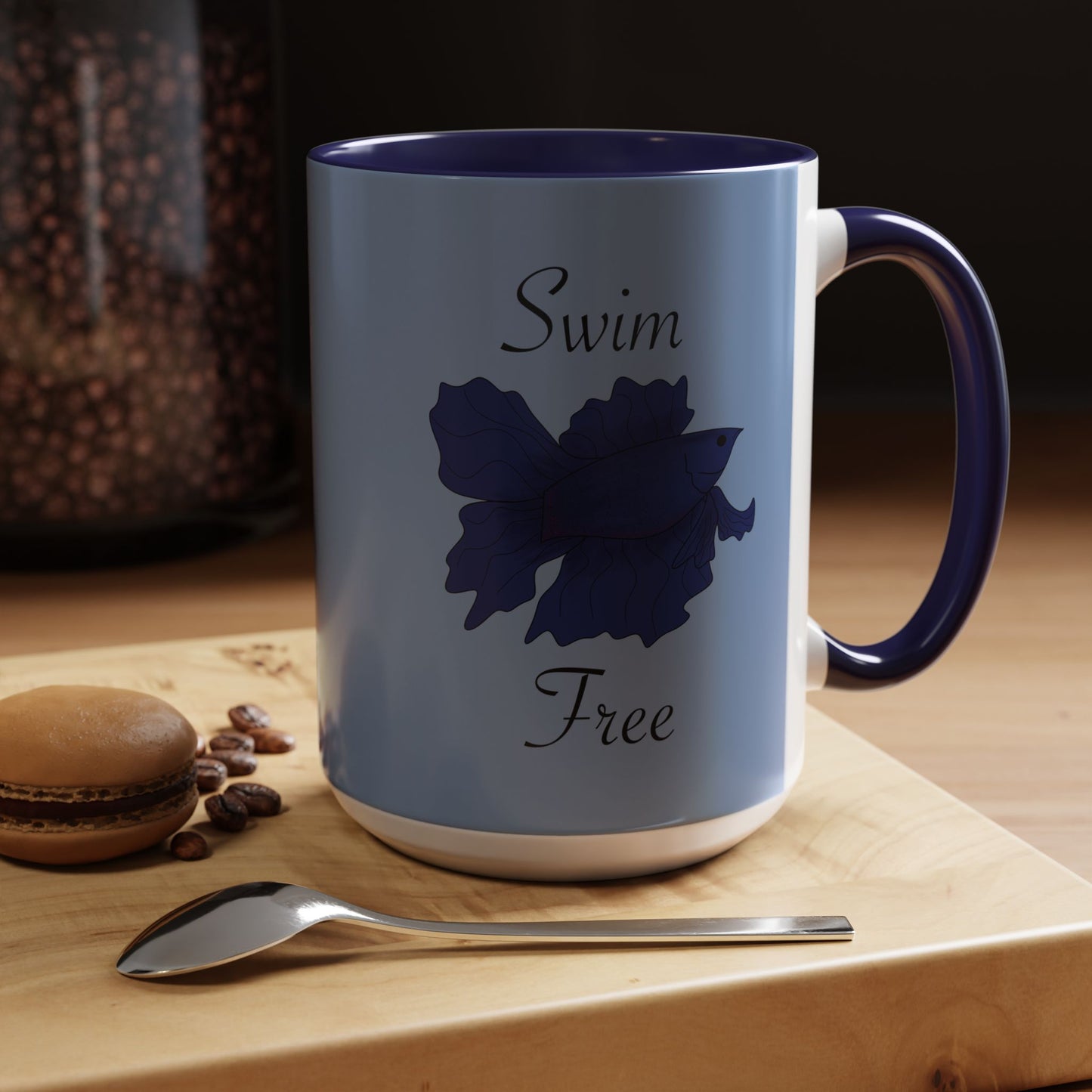 Swim Free Ceramic Mug