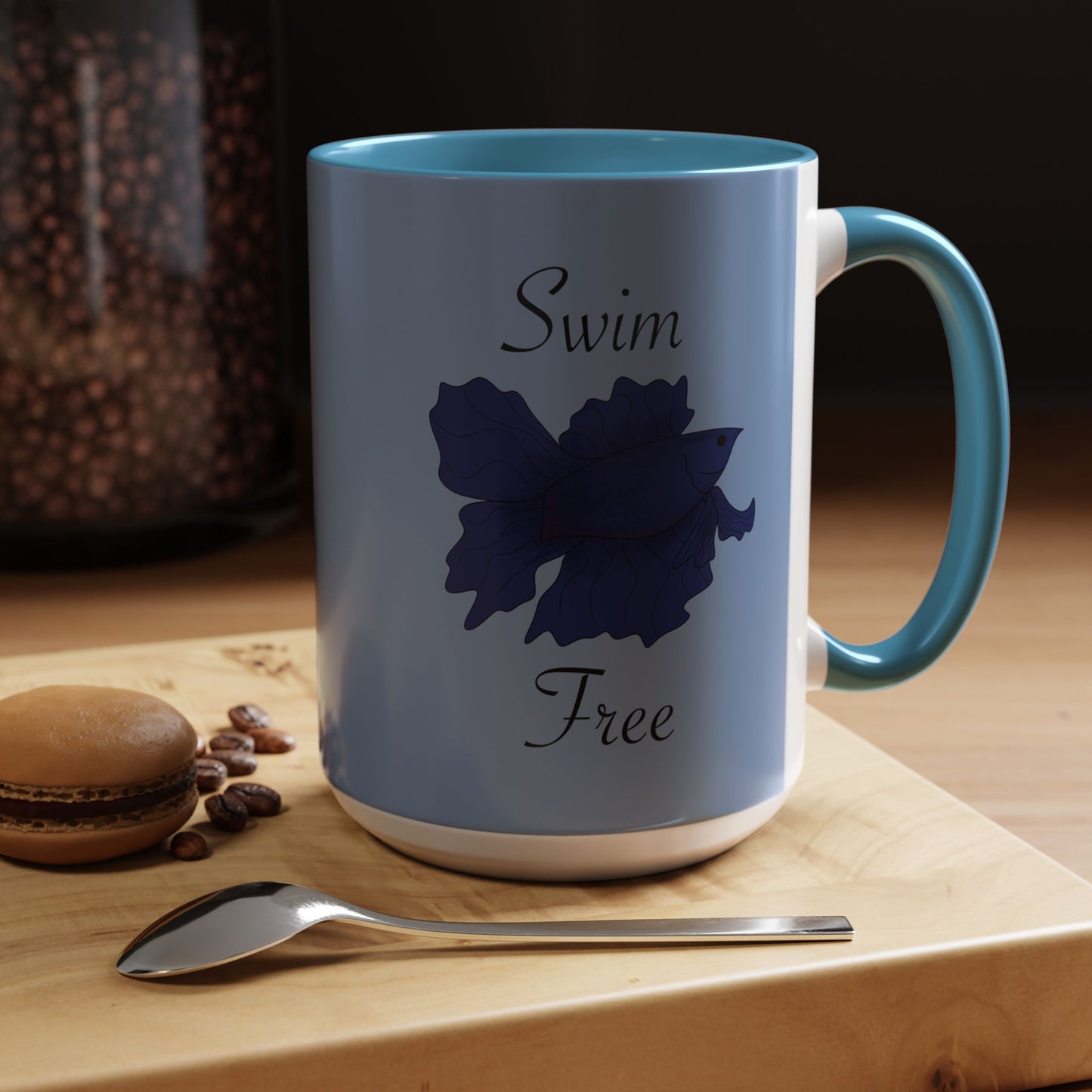 Swim Free Ceramic Mug