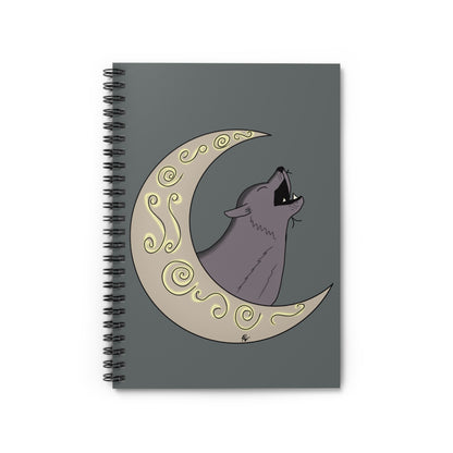Moon Drop Cafe Spiral Notebook - V1
