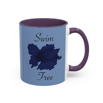 Swim Free Ceramic Mug