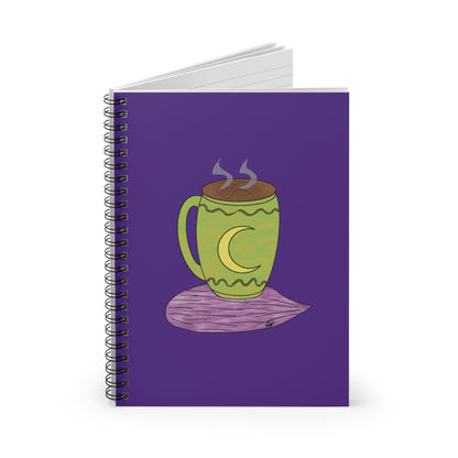 Moon Drop Alternate Logo Notebook - Purple