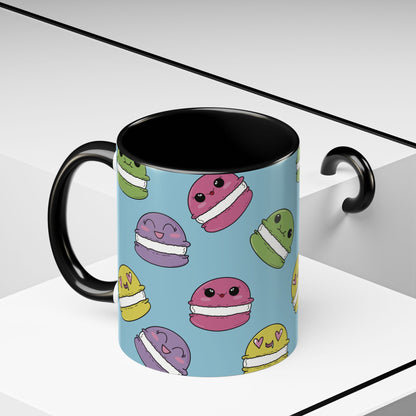 Macaron Pattern Ceramic Mug