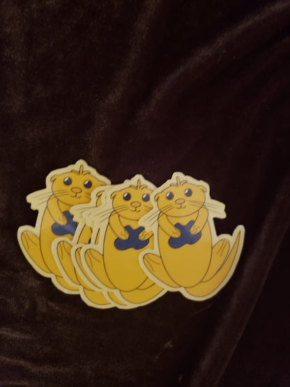 Sunny the Otter Vinyl Sticker
