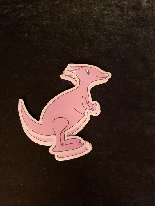 Kayla the Kangaroo Vinyl Stickers